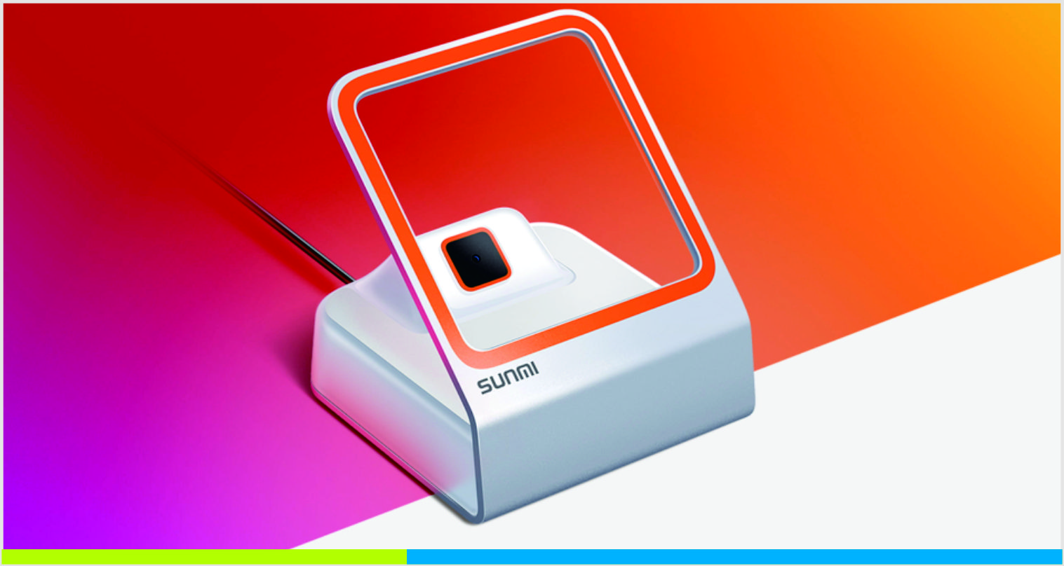 商米 小闪二维码支付扫码盒