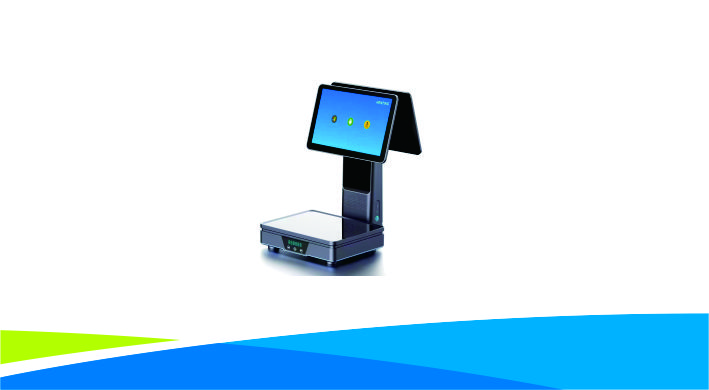 AI智能双排收银一体秤i5-8+128